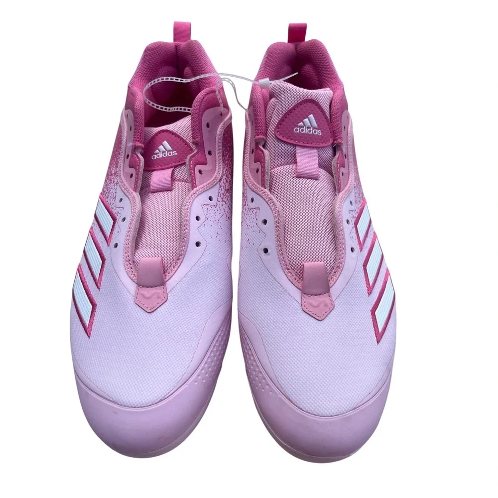Adidas Icon‎ Bounce 6 Pink 'Mother's Day' Baseball Cleats GZ0443 Size Men's 13
